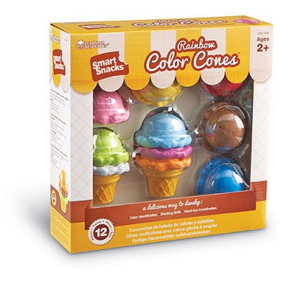 Learning Resources Smart Snacks Rainbow Color Cones   552458116